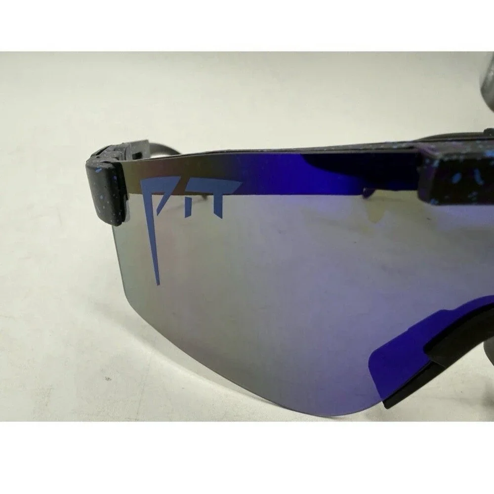 Pit Viper The Night Fall Polarized Sunglasses Black Frames Purple Lenses